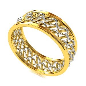 Thick Gold Band Rings