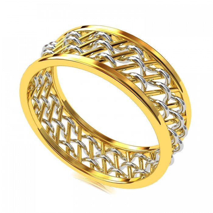 Thick Gold Band Rings