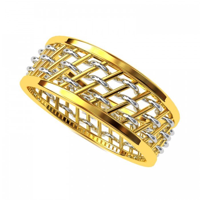 Thick Gold Band Rings