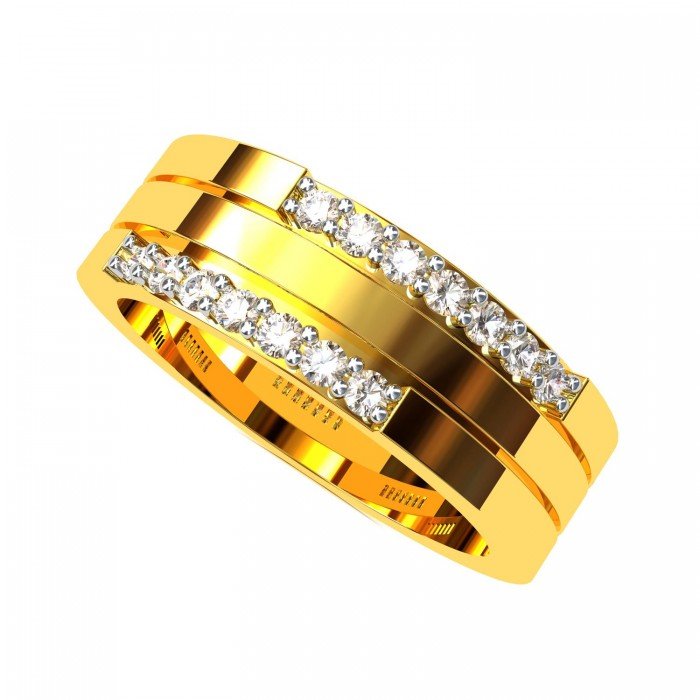 American Diamond Wedding Ring