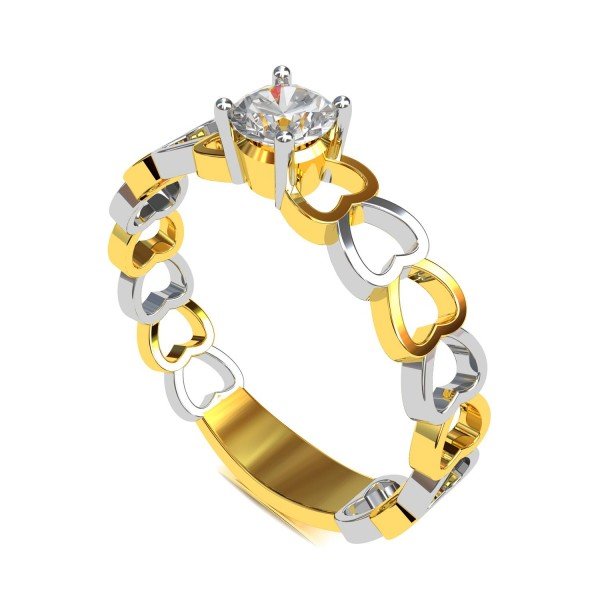 Solitaire Heart Ring Solitaire Heart Ring