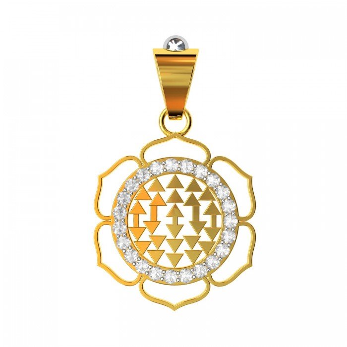 Arrow Indian Gold Pendant