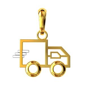 Gold Car Pendant