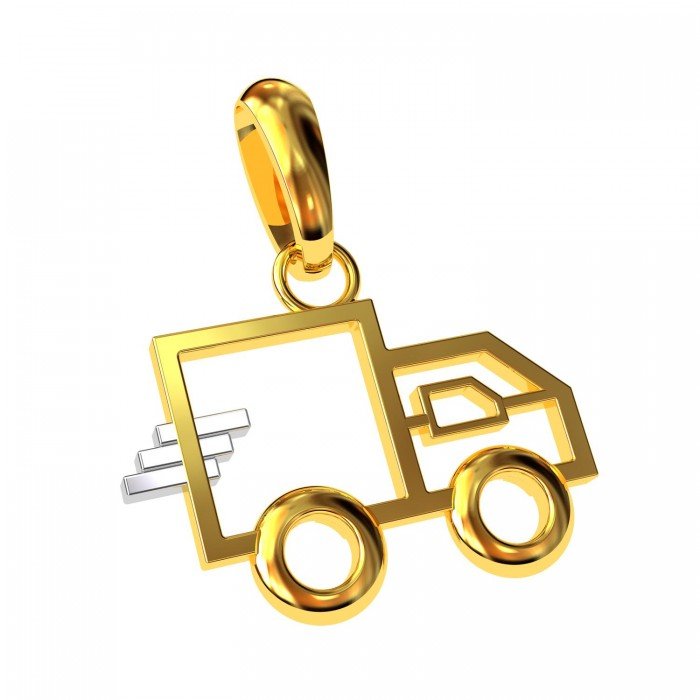 Gold Car Pendant