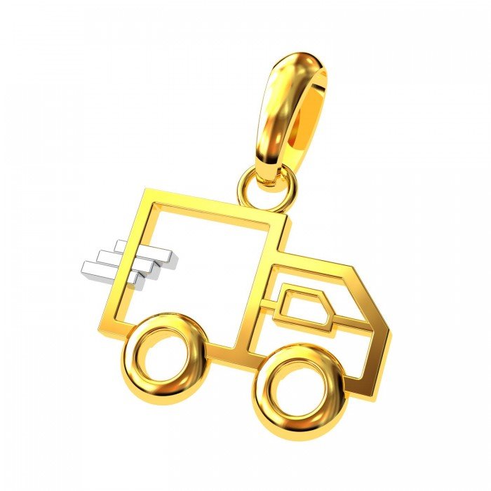 Gold Car Pendant