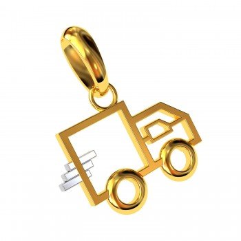 Gold Car Pendant