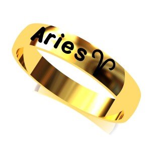 Aries Zodiac Sign Ring