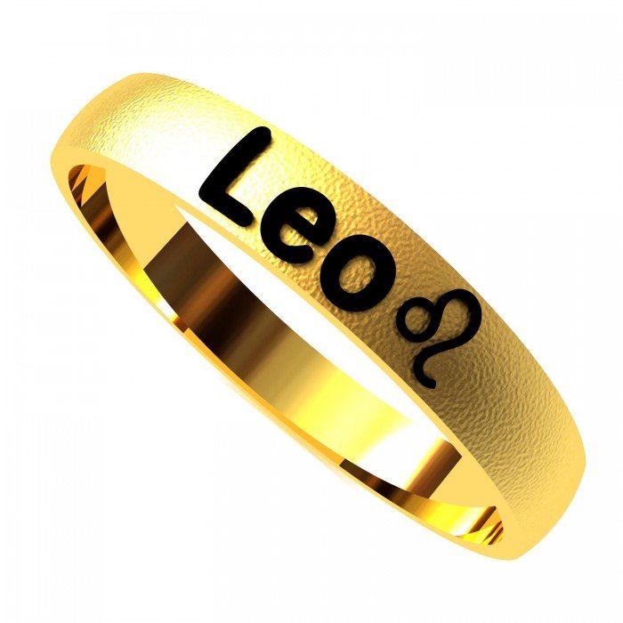 Leo Zodiac Sign Ring