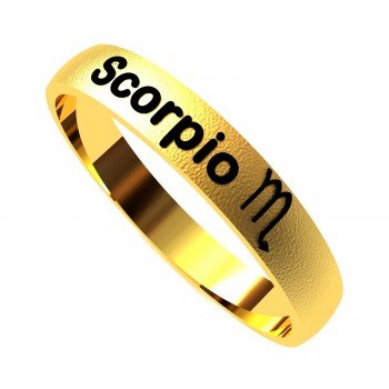 Scorpio Zodiac Sign Ring