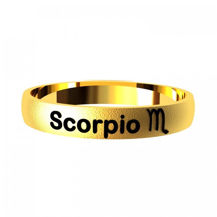 Scorpio Zodiac Sign Ring