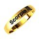 Scorpio Zodiac Sign Ring