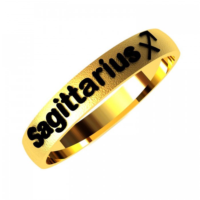 Sagittarius Zodiac Sign Ring