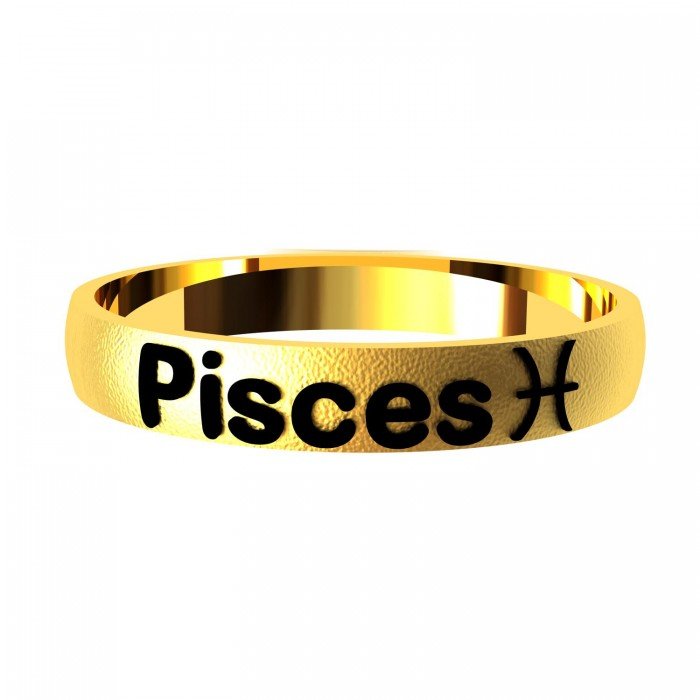 Pisces Zodiac Sign Ring