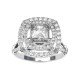 Princess Cut American Diamond Solitaire Ring