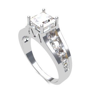 White Gold Men Ring