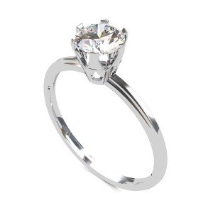 American Diamond Solitaire Ring Men and Women