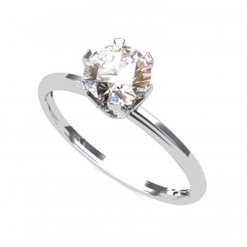 American Diamond Solitaire Ring Men and Women