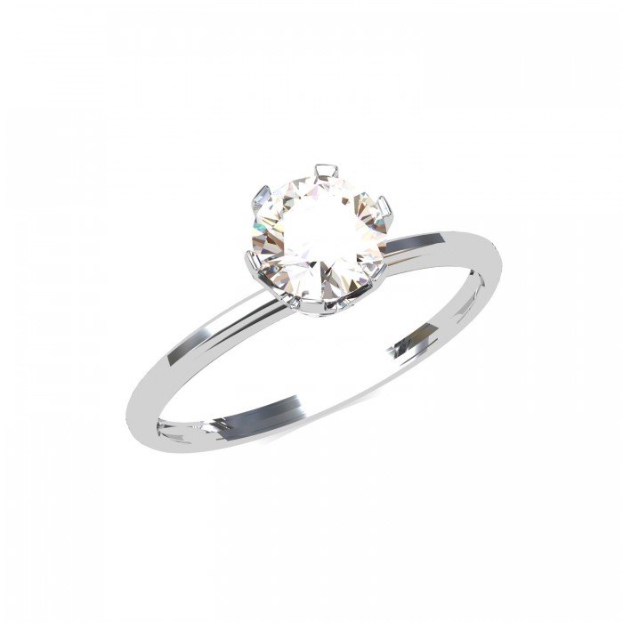 American Diamond Solitaire Ring Men and Women