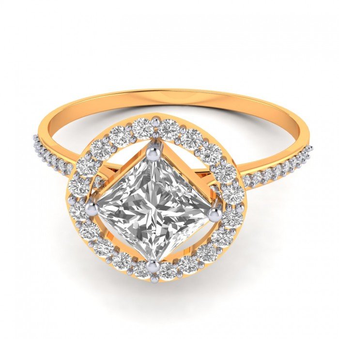 Princess Cut Solitaire Ring