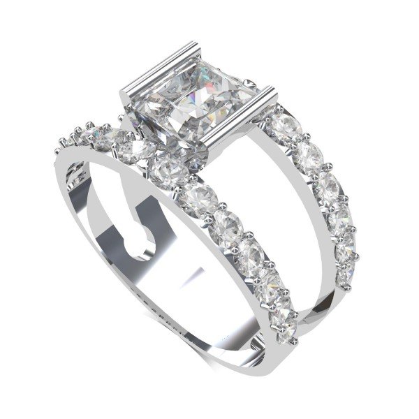 Princess Solitaire Rings Princess Solitaire Rings
