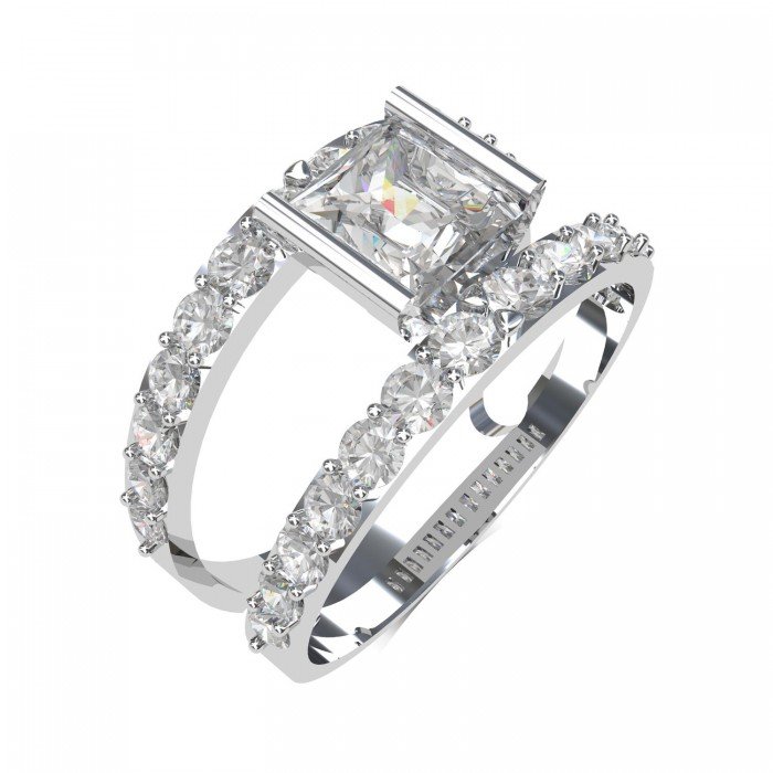 Princess Solitaire Rings