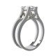 Princess Cut Solitaire Ring for Men