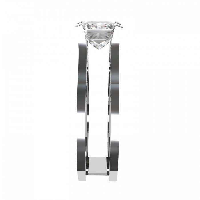 Princess Cut Solitaire Ring for Men