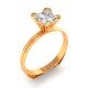 Pretty Princess Cut Solitaire Ring