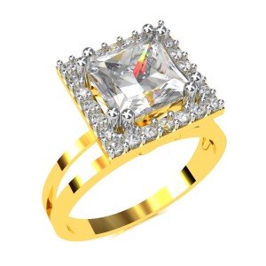Super Ideal Princess Cut Ring