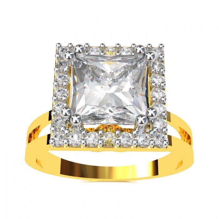 Super Ideal Princess Cut Ring