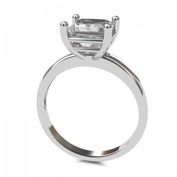 Large Princess Cut American Diamond Ring