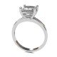 Large Princess Cut American Diamond Ring