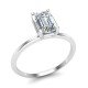 Emerald-Cut Solitaire Ring