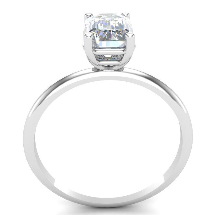 Emerald-Cut Solitaire Ring