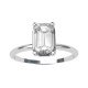 Emerald-Cut Solitaire Ring