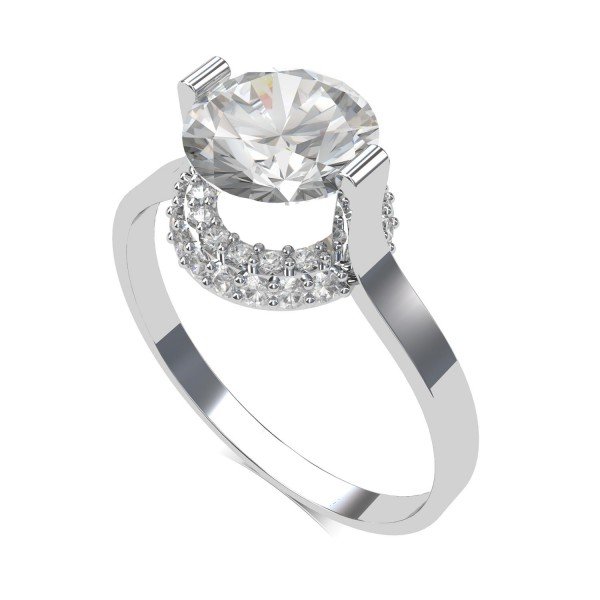 2 Carat American Diamond Solitaire Ring 2 Carat American Diamond Solitaire Ring