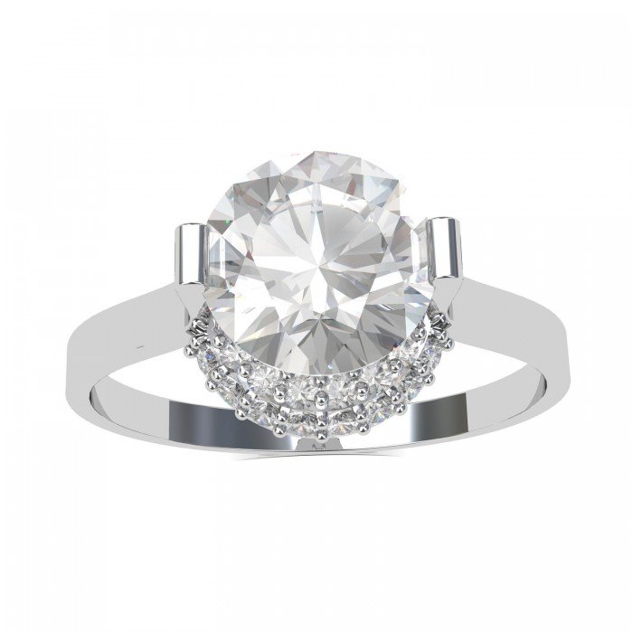 2 Carat American Diamond Solitaire Ring