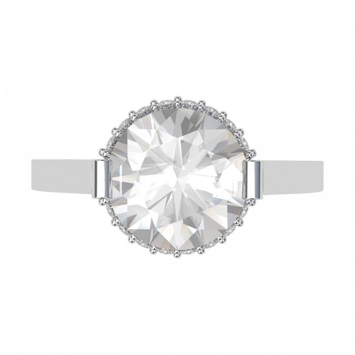 2 Carat American Diamond Solitaire Ring