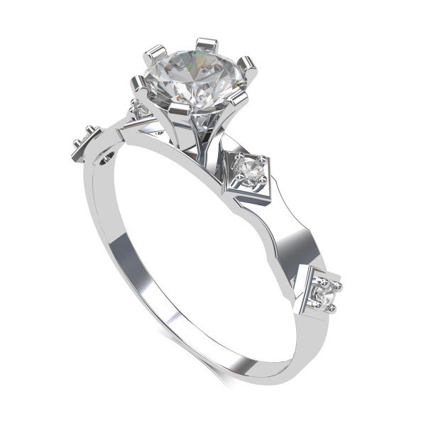 1 Carat American Diamond Solitaire Ring 1 Carat American Diamond Solitaire Ring