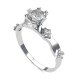 1 Carat American Diamond Solitaire Ring