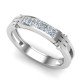 Princess Cut Band Ring