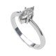 Marquise-Cut Diamond Solitaire Ring