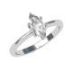 Marquise-Cut Diamond Solitaire Ring