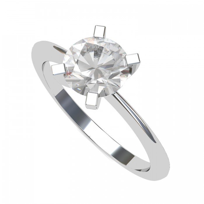 Infinity Solitaire Ring