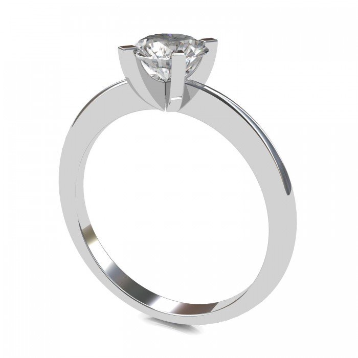 Infinity Solitaire Ring