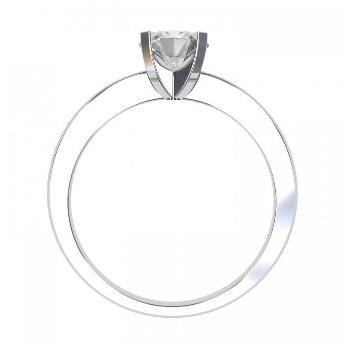 Infinity Solitaire Ring