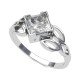 Princess-Cut Solitaire Engagement Ring