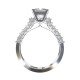 Princess-Cut Solitaire Wedding Ring