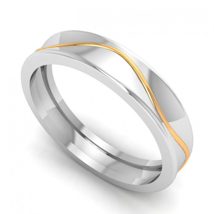 White Gold Band Ring