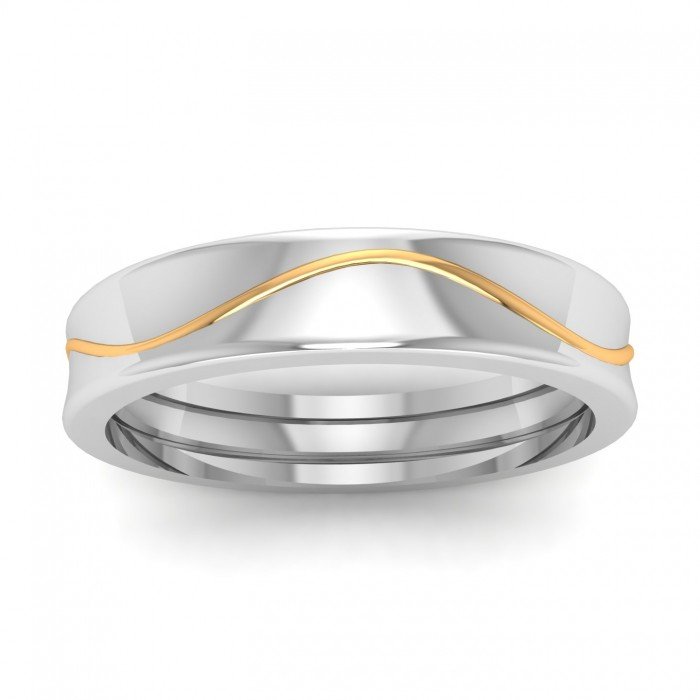 White Gold Band Ring